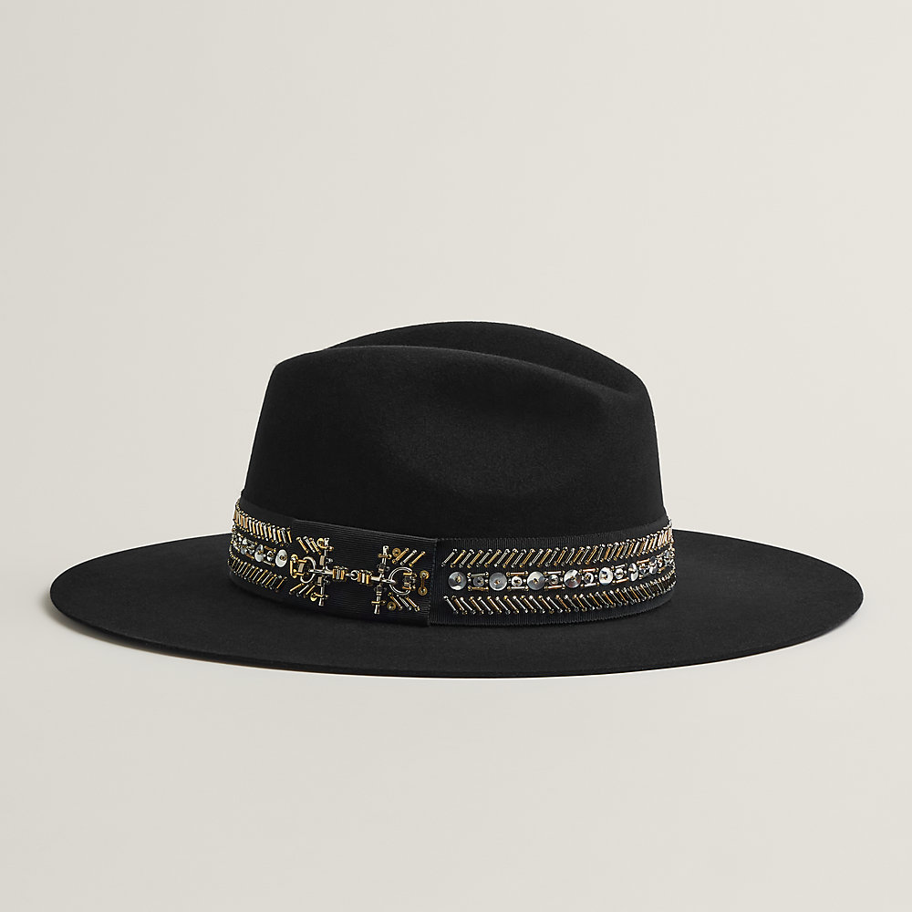 Casquette Baseball HERMÈS Bash Horse Print - Noire, Taille 60 - Occasion Très Bon état